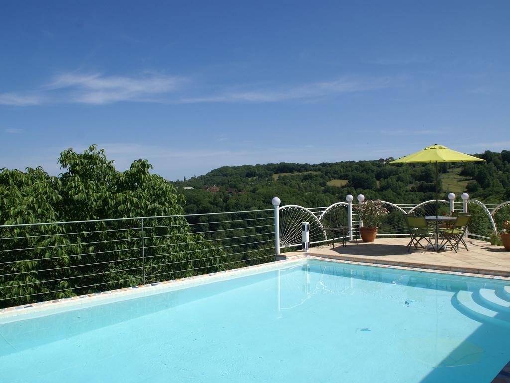 Loubressac Modern Holiday Home With Private Pool חדר תמונה